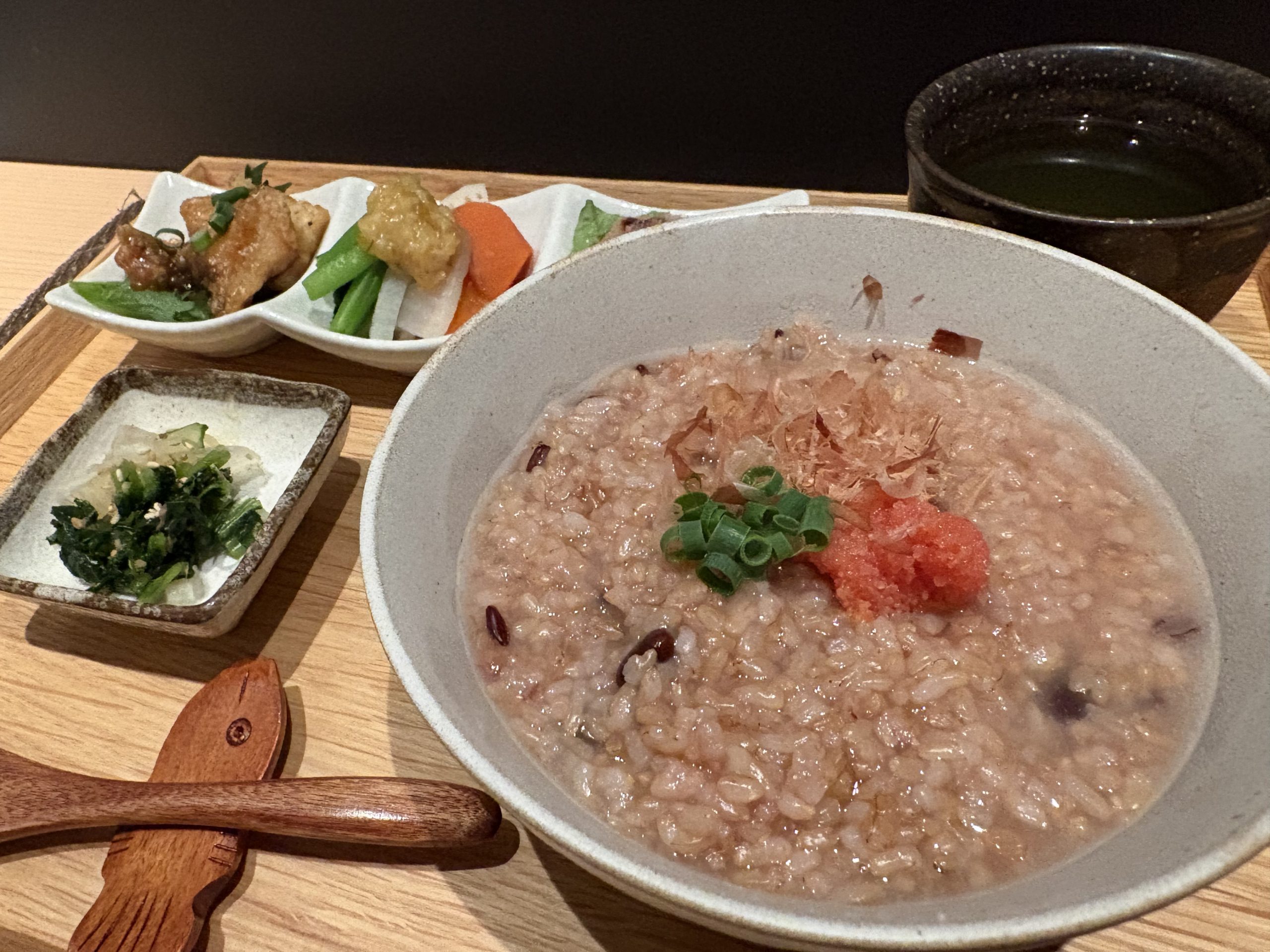 和風お粥と小鉢料理のセット