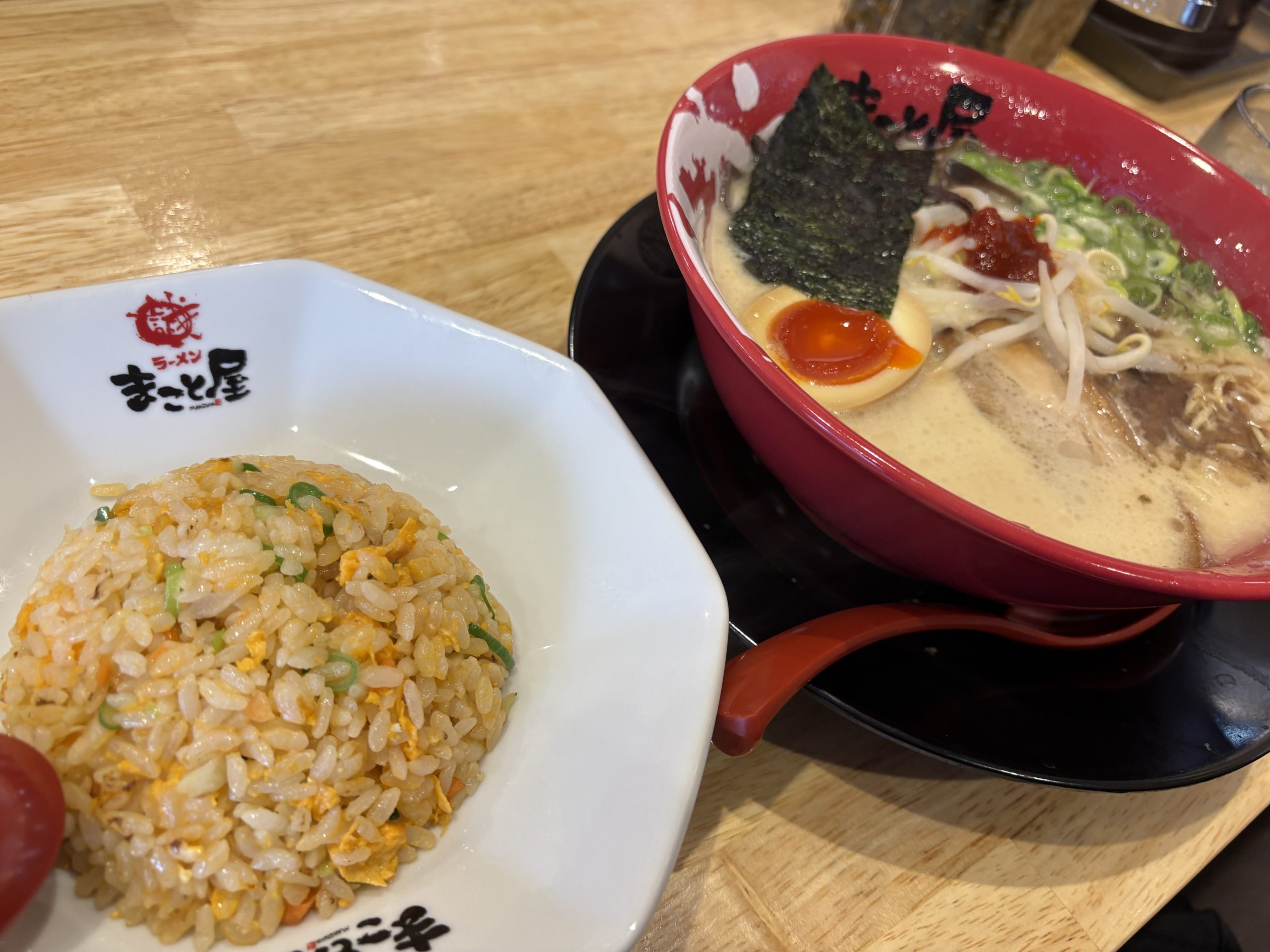 ラーメンと炒飯セット