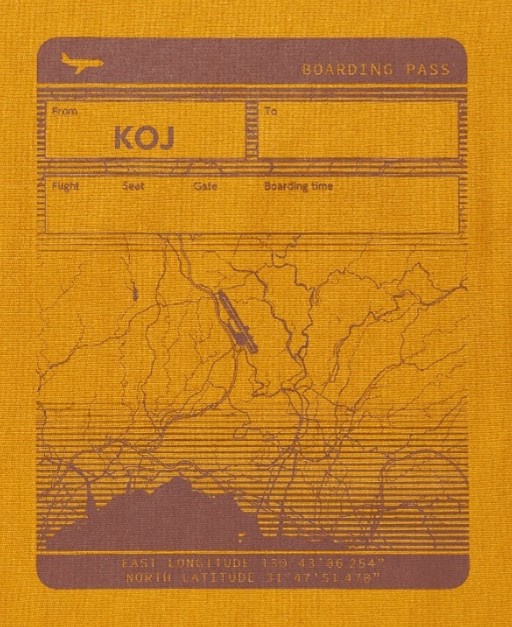 ボーディングパスのデザイン画像